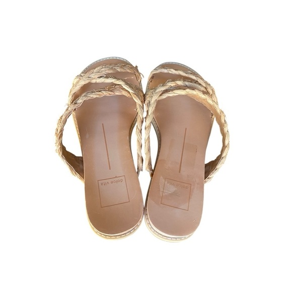 Dolce Vita Nebi Natural Raffia Sandals I Size:8.5 - Picture 3 of 10
